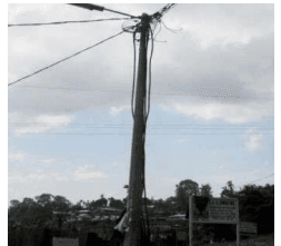 Installation of LV and public lightening with metallic poles Kamenge zone (Burundi)